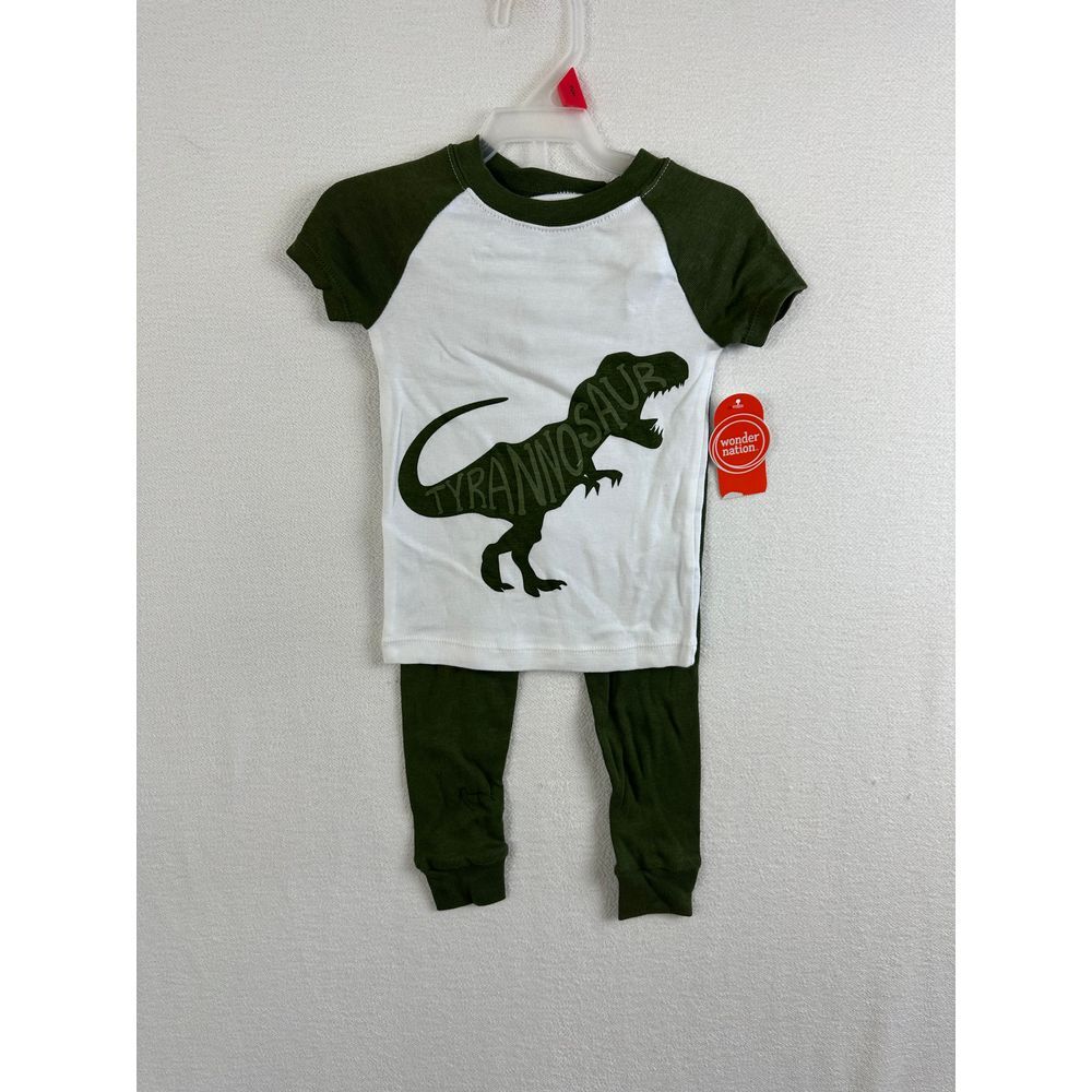 Wonder Nation Matching Set Boys 2T Dinosaur T-Rex NWT